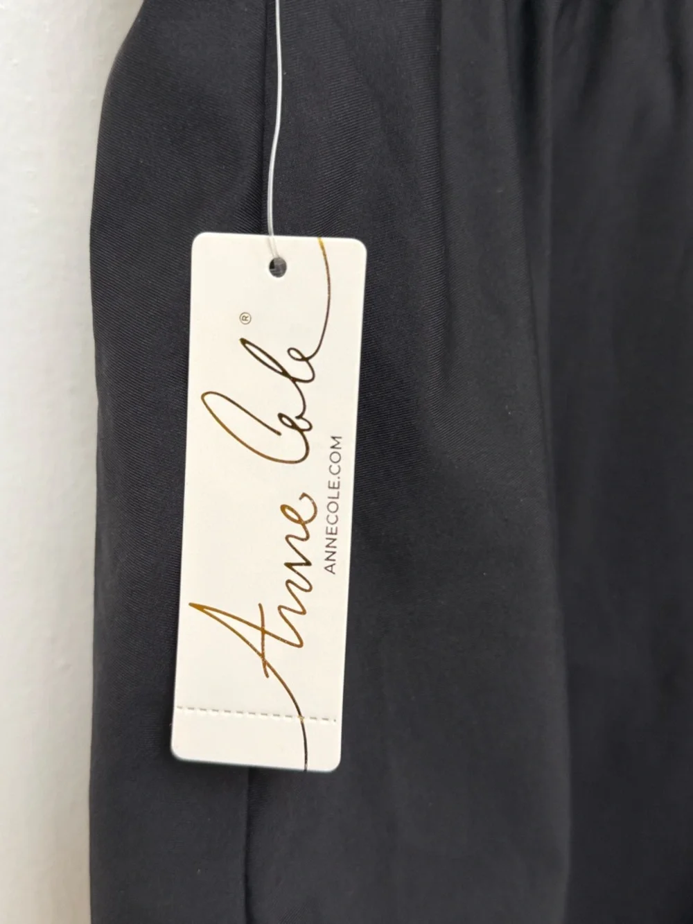 Anne Cole Swim Skirt Black Side Slit Size XXL New - Picture 5 of 13